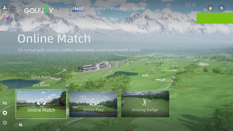Commercial-grade indoor golf simulator technology for Venice Florida